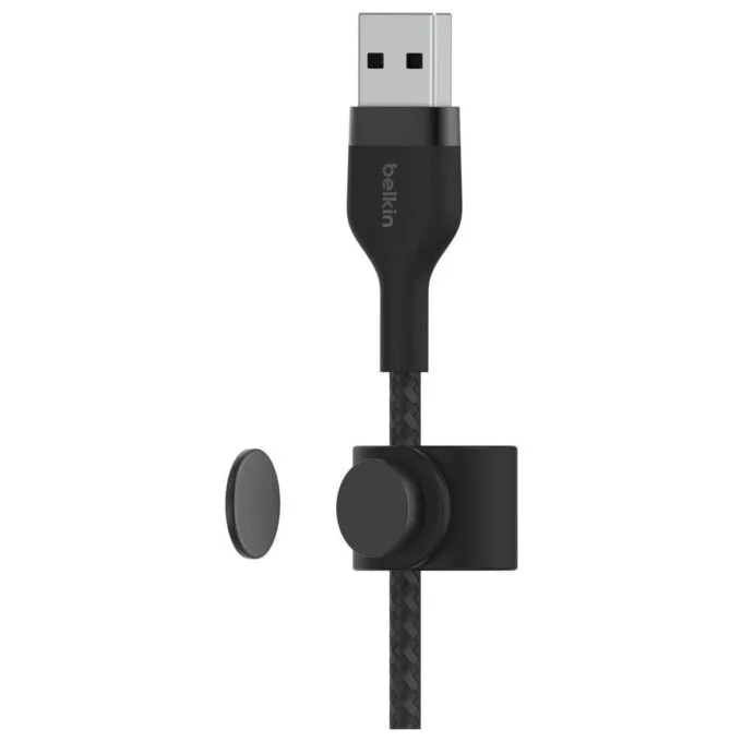Belkin CAA010bt3MBK BoostCharge USB-A for Lightning silicone 3.0m, black — image 6