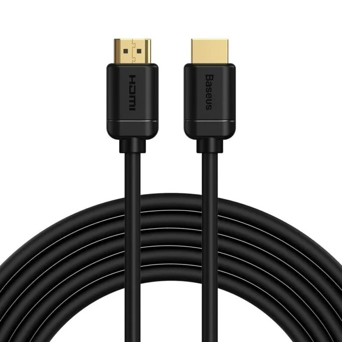 Baseus High Definition HDMI 2.0, 4K 30Hz, 3D, HDR, 18Gbps, 5m (black) — image 1