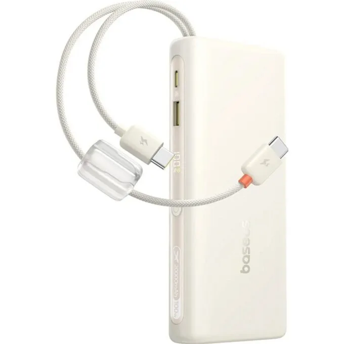 Baseus EnerFill FC41 20000 mAh 100W USB-C beige — image 1