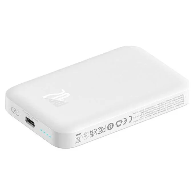 Baseus Magnetic Mini 6000mAh 20W MagSafe white — image 5