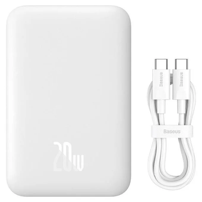 Baseus Magnetic Mini 6000mAh 20W MagSafe white — image 9