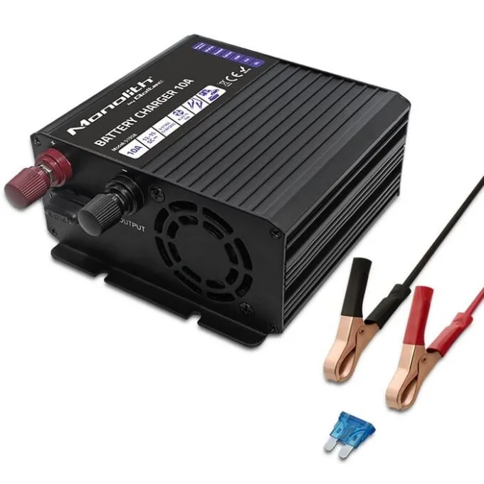 Qoltec Smart Monolith charger for LiFePO4 AGM GEL SLA batteries | 10A | 12V — image 8