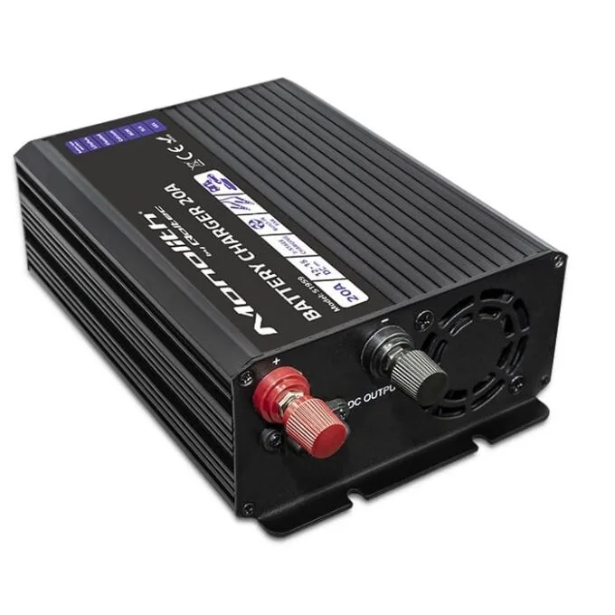 Qoltec Smart Monolith charger for LiFePO4 AGM GEL SLA batteries | 20A | 12V — image 5