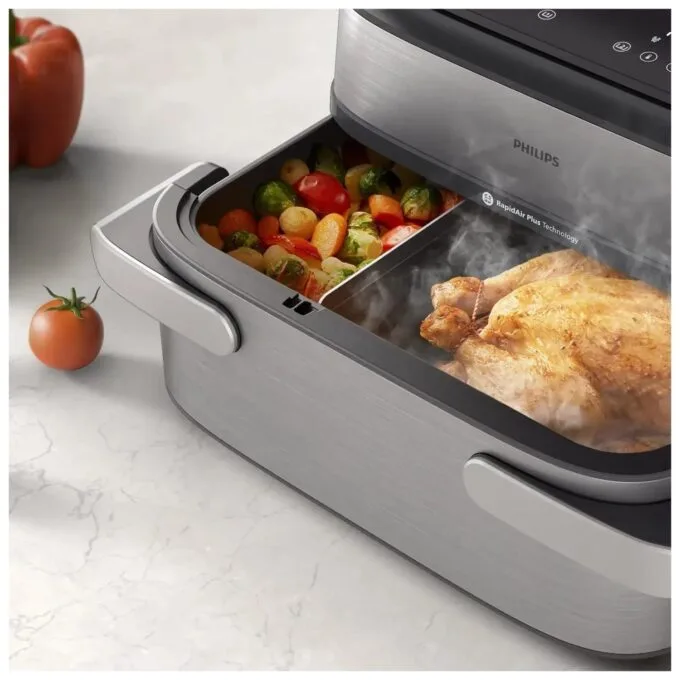 Philips Ovi Dual 5000 Ultra Megabasket NA565/02 9.5 l silver — image 3