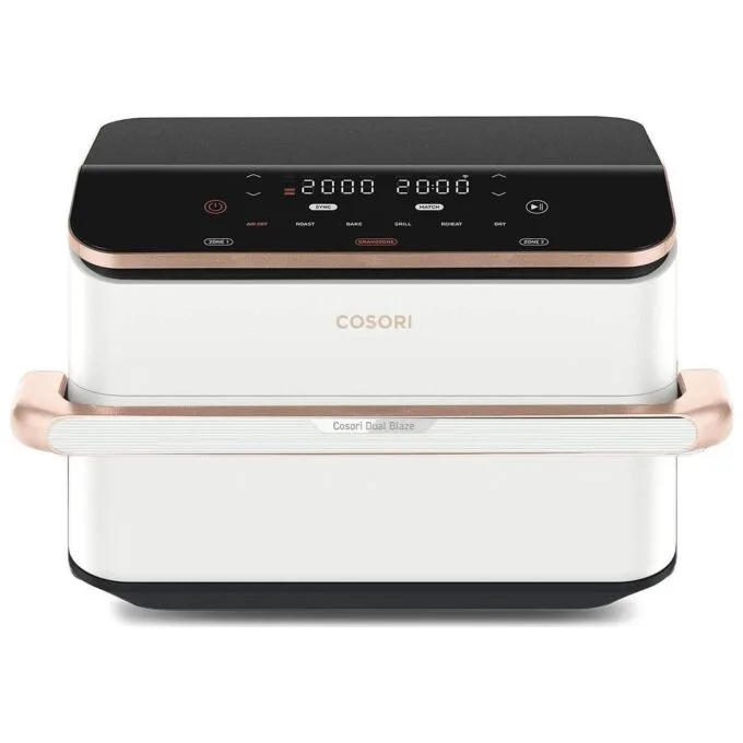 Cosori CAF-TF101S-WOUR Dual Blaze TwinFry Wi-Fi 10 l white — image 2