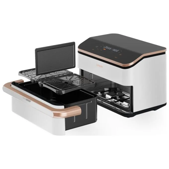 Cosori CAF-TF101S-WOUR Dual Blaze TwinFry Wi-Fi 10 l white — image 3