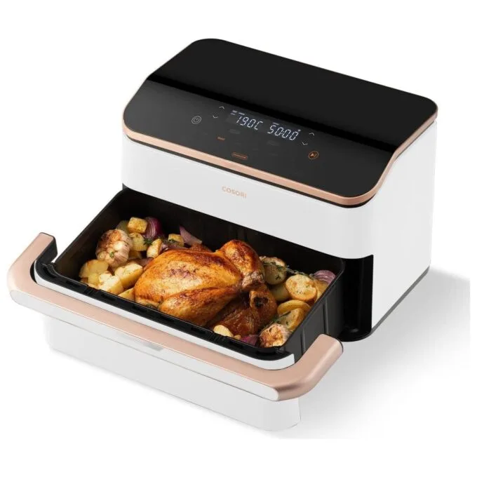Cosori CAF-TF101S-WOUR Dual Blaze TwinFry Wi-Fi 10 l white — image 4