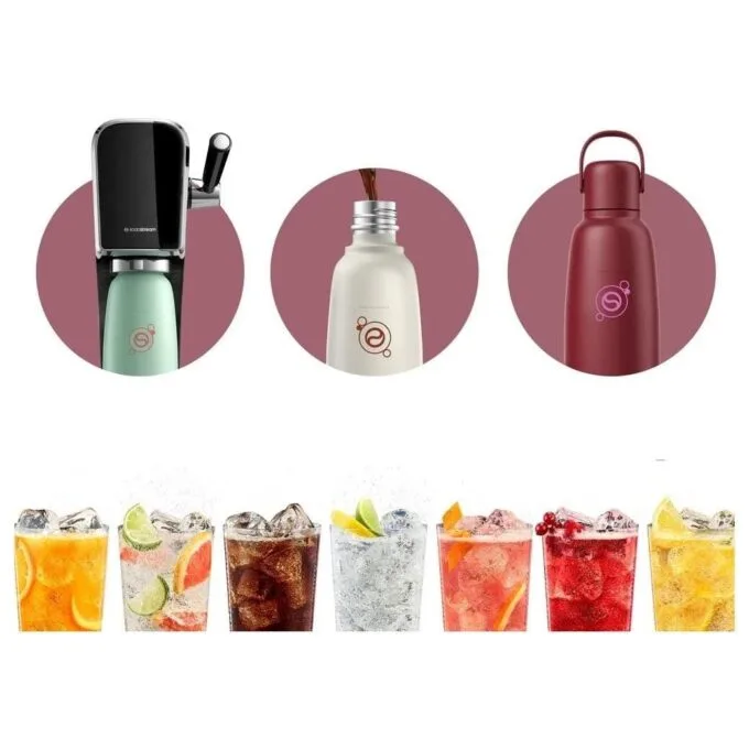 SodaStream Fizz&Go 900 ml Pomegranate czerwony — image 2