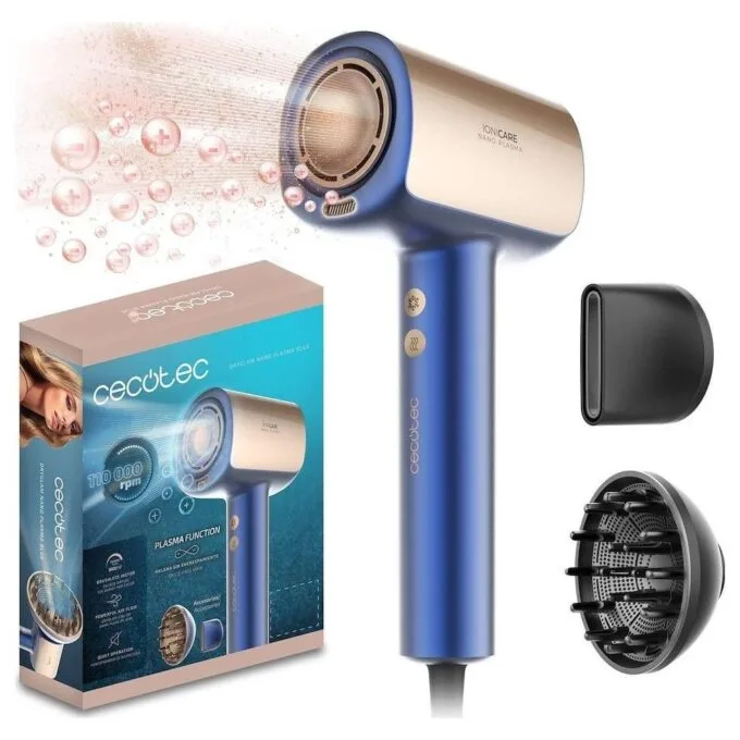 Cecotec DryGlam Nano Plasma blue — image 1