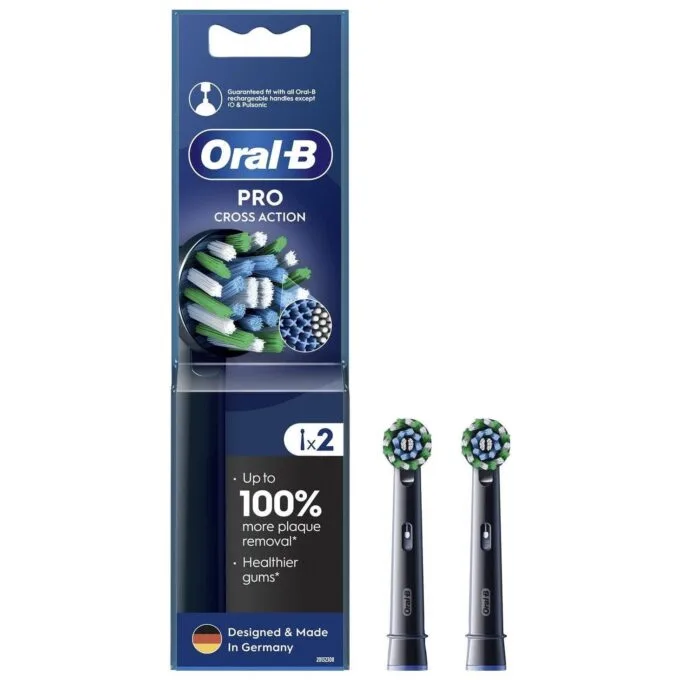Oral-B EB50BRB CrossAction | 2 pieces | black — image 1
