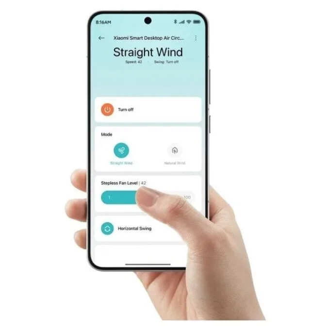 Xiaomi Smart Desktop Air Circular Fan EU white — image 11