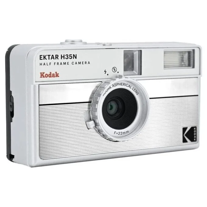 Kodak EKTAR H35N Camera Striped Silver — image 3
