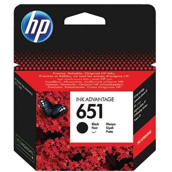 HP 651 black C2P10AE — image 1