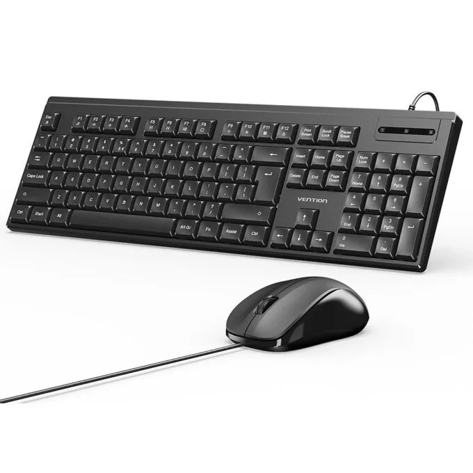 Vention Keyboard and Mouse Combo Wired Silent Slim Full Size KTYBG-EN — image 1