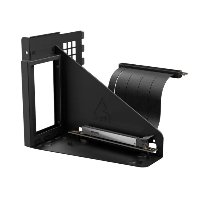 Arctic Accelero Vertical GPU Mount (Black) PCIe 4.0x16 riser cable 160mm — image 1