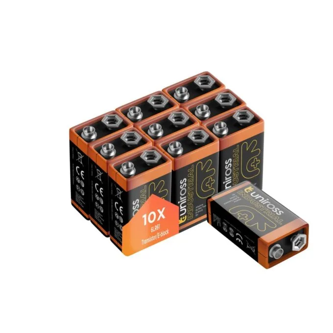 Uniross Alkaline 9V Industrial (Box of 10pcs) — image 2