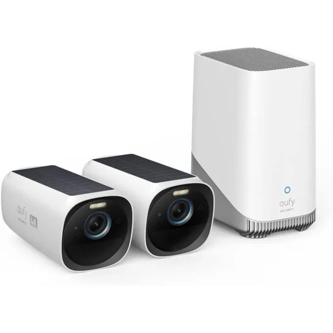 Anker Eufy Security Camera Kit E40 2 x 2K Bullet + Solar + HB3 — image 1