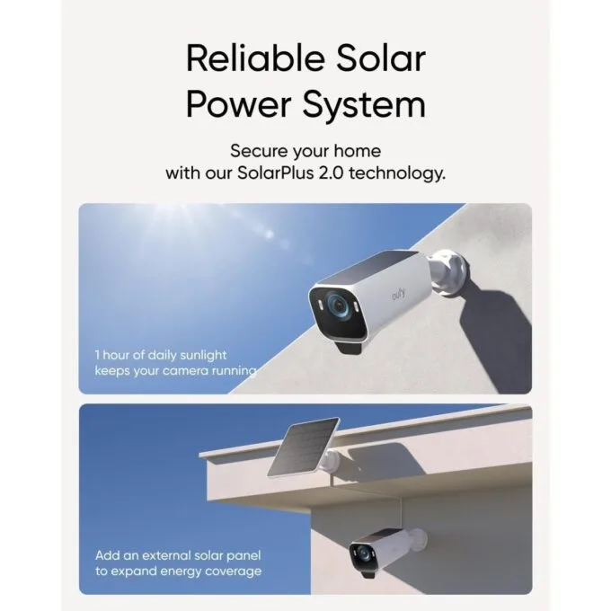 Anker Eufy Security Camera Kit S3 Pro 2 x 4K Bullet + Solar + HB3 — image 4