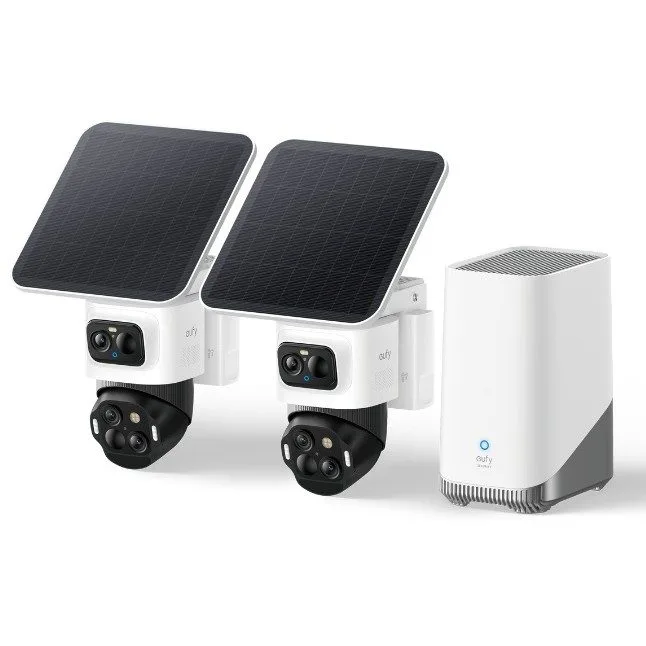 Anker Eufy Security Camera Kit S4 2 x 4K PTZ + Solar Panel + HB3 — image 1