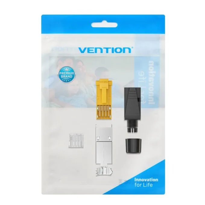 Vention NETWORK Connectors CAT6A FTP Shock-Resistant Modular Plug IDOB0-10 (10-Pack) — image 2