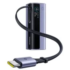 Baseus Powerbank 100W 10000mAh EnerGeek GR11 with Retractable Cable Grey
