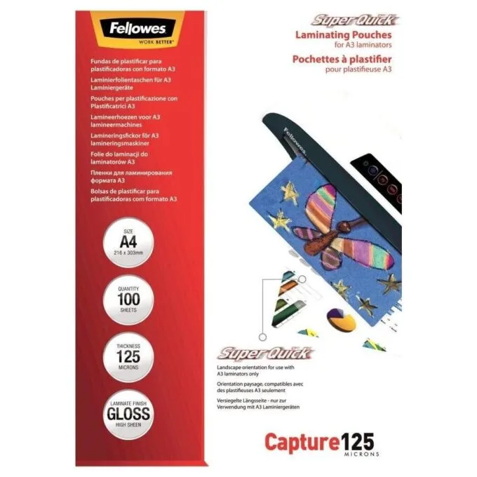 Fellowes SuperQuick A4 125mic 100 pcs. — image 1