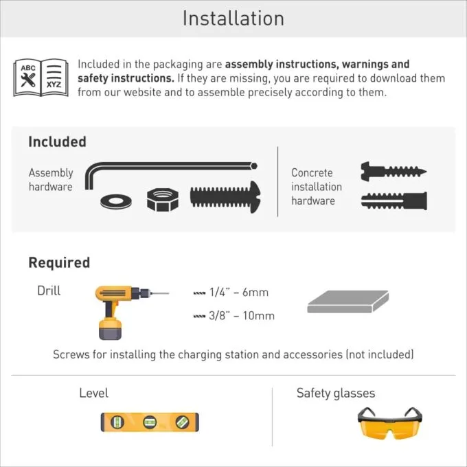 Barkan EV140FC mounting bar for EV 145cm car charger — image 8