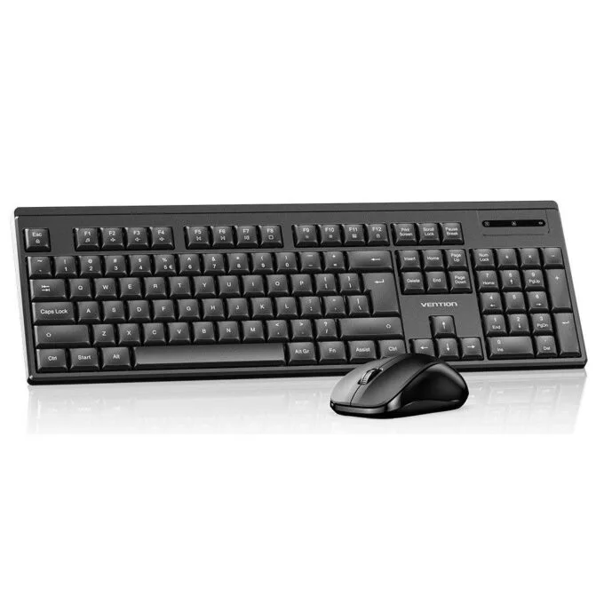 Vention Keyboard and Mouse Combo Wireless Silent Slim Full Size KTZB0-EN — image 2