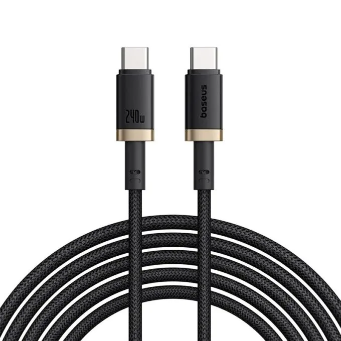 Baseus Cable USB-C to USB-C Dura Braided 1.0m 240W Black — image 1