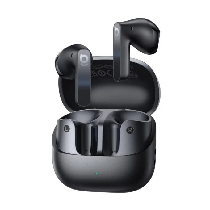 Baseus Headphones In Ear TWS Semi-in-Ear, ANC, LDAC ,Bass BS1 White — image 1