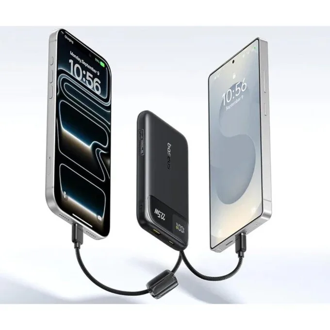 Baseus Powerbank 22.5W 10000mAh + Display EnerFill FC11 Beige — image 2