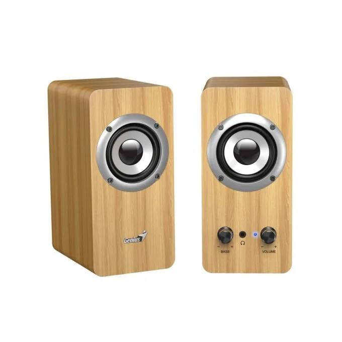 Genius PC Speakers 2.0 10W SP-HF400 Pine Wood — image 3