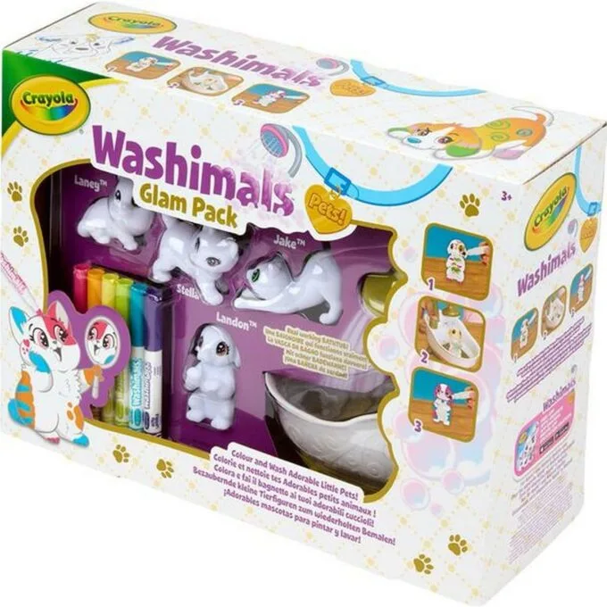 Crayola Washimals Cats Glam Figures for painting and washing - set — image 4