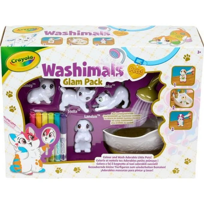 Crayola Washimals Cats Glam Figures for painting and washing - set — image 5