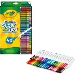 Crayola Super Tips Flamastry baby washable 50pcs.