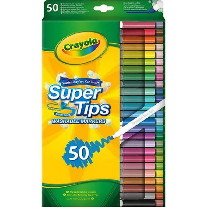 Crayola Super Tips Flamastry baby washable 50pcs. — image 2