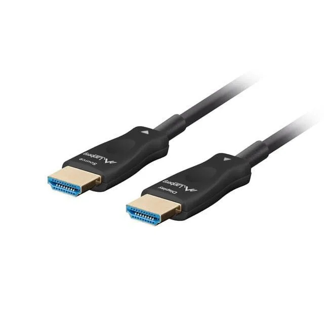 Lanberg HDMI cable v2.1 M/M 80m 8K 30Hz black optical AOC — image 1