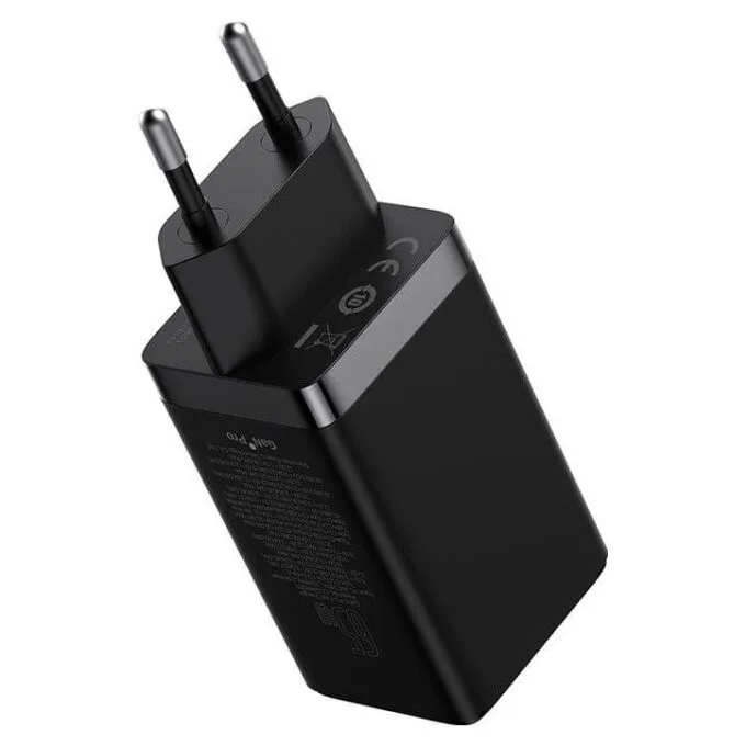 Baseus GaN5 Pro 2xUSB-C + USB, 65W (czarna) — image 4