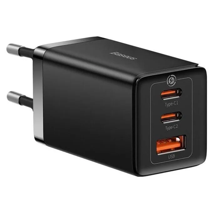 Baseus GaN5 Pro 2xUSB-C + USB, 65W (czarna) — image 5
