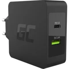 Green Cell 1x USB-C 45W Power Delivery 1x USB + USB-C cable