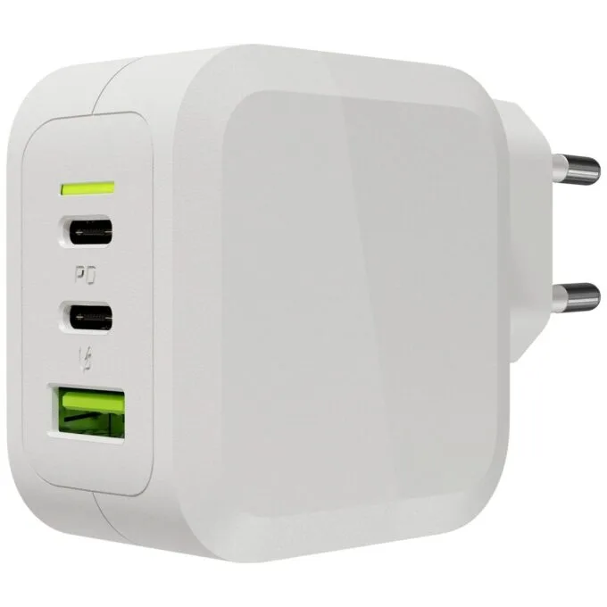 Green Cell 2x USB-C 1x USB-A 65W GAN white — image 2