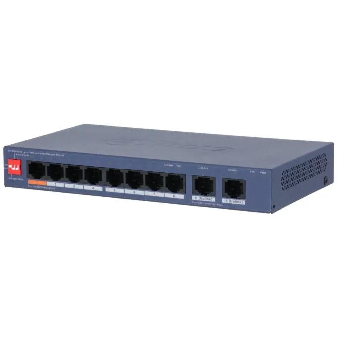 Dahua PoE Cloud Switch 8port +2UP 60W CS4010-8ET2GT-60 — image 1