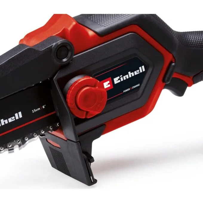 Einhell GE-PS 18/15 Li included: battery, charger, bag and extra chain — image 4