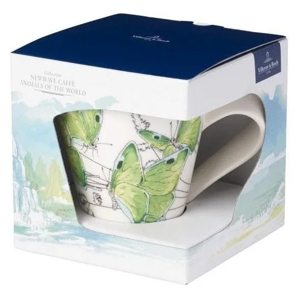 Villeroy & Boch New Wave Café Butterflies Deep Green Hairstreak 300 ml — image 2