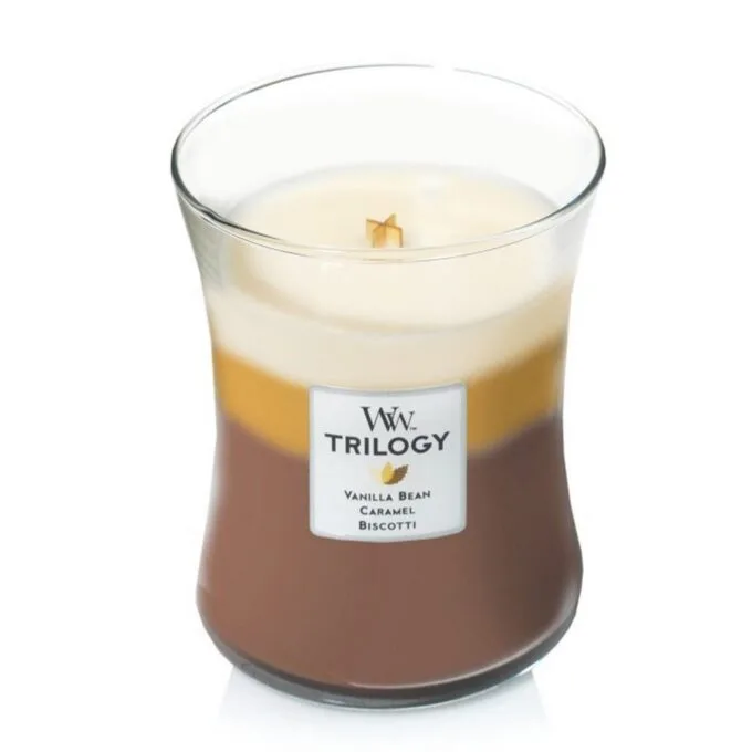 WoodWick Trilogy Cafe Sweets 275g — image 1