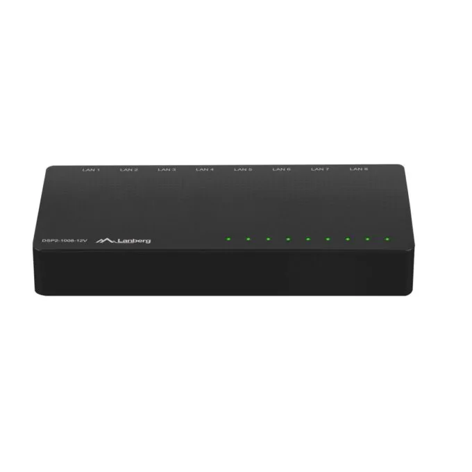 Lanberg Switch Gigabit Ethernet 8-Port 12V DSP2-1008-12V — image 3