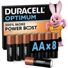 Duracell Alkaline AA (8pcs) Optimum