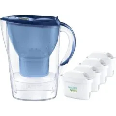 Brita Marella XL + 4 filters MAXTRA PRO Pure Performance blue