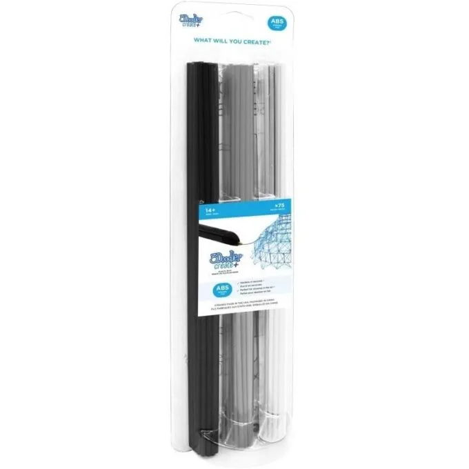 3Doodler for Pens Create and PRO | ABS | 3mm | 75 pcs | 3 colors Essentials — image 1