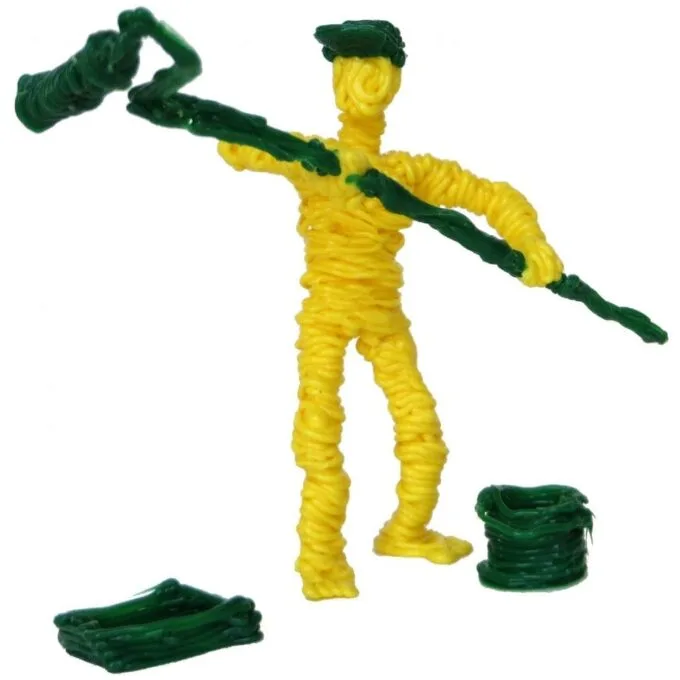 3Doodler for Pens Create and PRO | PLA 3mm | 25 pieces Rubber Ducky Yellow — image 3